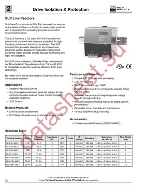 SLR-10H-480-3 datasheet  